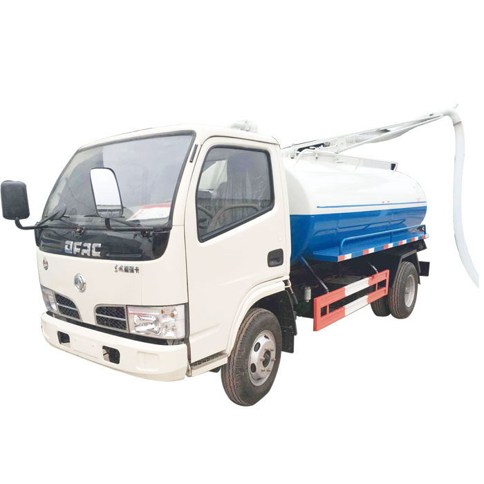 燃油吸污車東風多利卡5方吸糞車